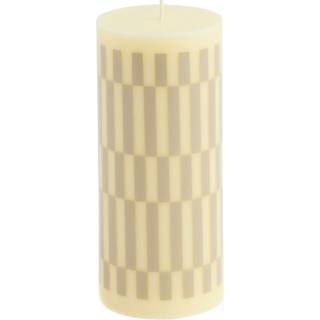 HAY Column Candle bloklys small 15 cm Cream-sand