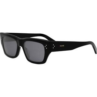 Celine CL40297U Polarized 01D 53 Solbriller Mænd Black - Shiny Black - 53mm