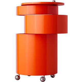 Verpan - Barboy Orange Shiny - Små borde og sideborde - Verner Panton - Orange - Metal/Træ