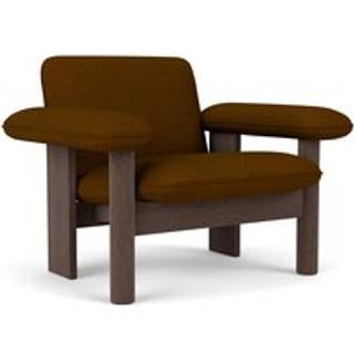 Audo Copenhagen Brasilia lænestol low back Dark oak-Baru 0450