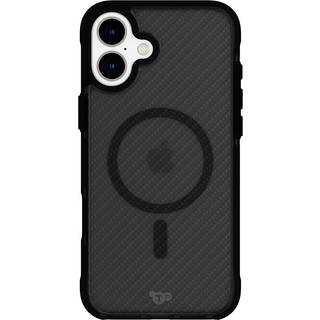 iPhone 16 Plus Tech21 EVO Armor Bagside Cover - MagSafe Kompatibel - Gennemsigtig / Sort