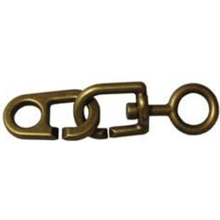 - Flagclips af messing, samleled 2-pak