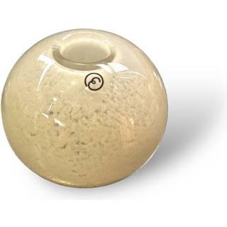 ERNST Ernst lysestage glas Ø7,5 cm Beige