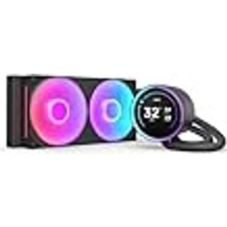 NZXT Kraken Elite RGB V2 240 (2024) - Sort med RGB lys - CPU Vandkøling - Max 30 dBA