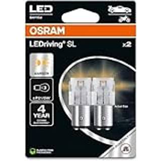 OSRAM førte rriving SL - P21/5W hovedsageligt til signal/blinkende applikationer - 2 -pack - gul
