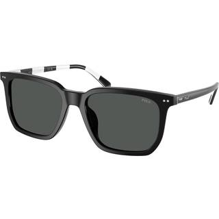 Polo Ralph Lauren Mand PH4224U 500187 Solbriller Acetat Sort Grå Firkantet Normal