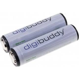 Digibuddy 18650 Batteri Li-Ion-celle 2er Pack