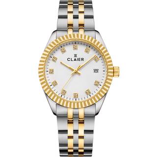 Claier Diamond CL0010 - Dame - 34 mm - Analog - Quartz - Safirbelagt Mineralglas