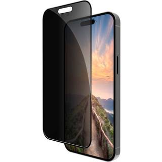 iPhone 16 Pro dbramante1928 Eco-Shield Privacy Skærmbeskyttelse m. Installationsramme - Sort Kant