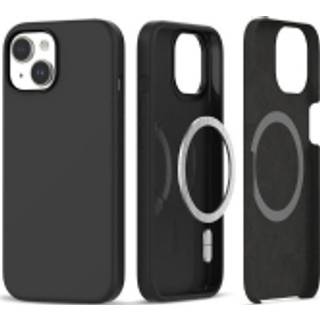 iPhone 15 Tech-Protect Silikone Case - MagSafe Kompatibel - Sort