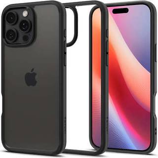 Spigen Crystal Hybrid - Matte Black - iPhone 16 Pro Max