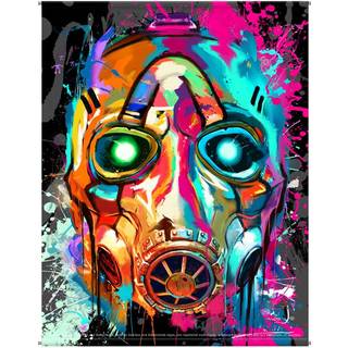 Borderlands Poster Canvas Mask Pop Art