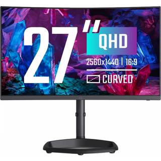 Cooler Master GM27QP 27” Curved QHD 240Hz VA Gamingskærm