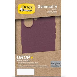 OtterBox Symmetry Cactus Leather Apple iPhone 16 Maroon Bells - red