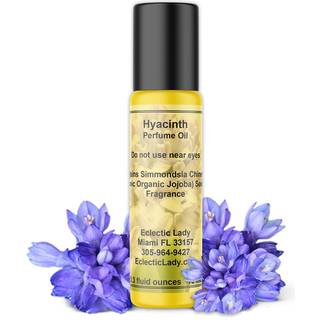 Hyacinth Parfume Oil 0,3 Oz Brbar Roll-On duft med langvarig duft Lkker teriske olier med gte blomsterduft til forrs- og sommerssonen til d