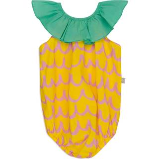 Stella McCartney Kids Baby printed cotton playsuit - yellow - M 24