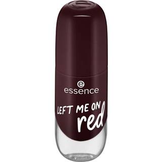 essence gel nail colour 72 LEFT ME ON red