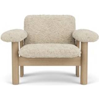 Audo Copenhagen Brasilia Lænestol Lav Ryg Eg / Sheepskin - Lænestole Fåreskind Nature - 71020-005690