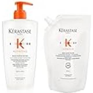Kérastase Hårpleje Nutritive  Begrænset udgaveNæringsrigt genopfyldningssæt Nutritive Bain Satin Riche genopfyldelig pumpeflaske 500 ml + genopfyldningspakke shampoo 500 ml 500 ml (1.378,00 kr / 1 l) - 500 ml