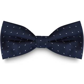 Marineblå Butterfly med Hvide Prikker