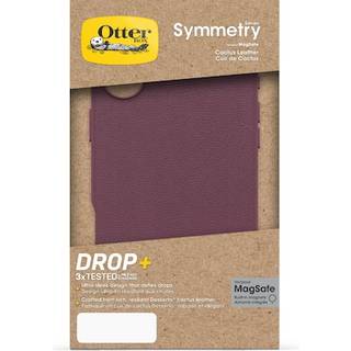 OtterBox Symmetry Cactus Leather Apple iPhone 16 Plus Maroon Bells - red