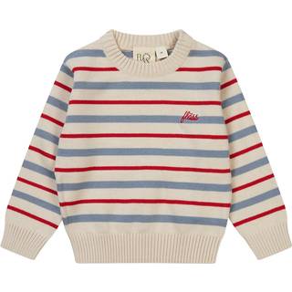 Flöss Stockholm Strikket Trøje Cloud/Multi 74 cm  Beige  74 cm  Unisex