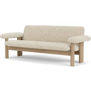 Audo Copenhagen Brasilia 2-personers Sofa Eg / Sheepskin - 2 personers sofaer Fåreskind Nature - 71023-005779