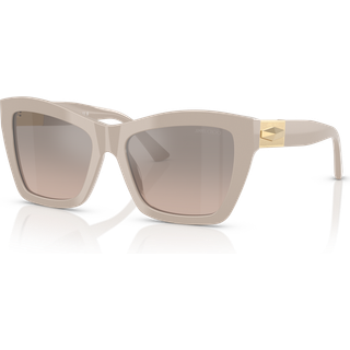 Jimmy Choo Kvinde JC5031 50336I Solbriller Acetat Grå Brun Cat Eye Normal Skygge