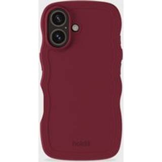 Holdit Mobilcover Wavy Iphone 16 - Rød
