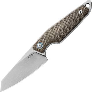 Makro 2 kniv, green canvas micarta