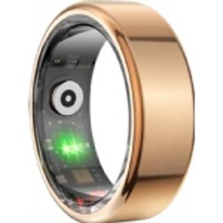 Colmi R02 vandtæt Smart Ring - dansk, svensk, engelsk sprog - størrelse: 11/20.3mm - guld
