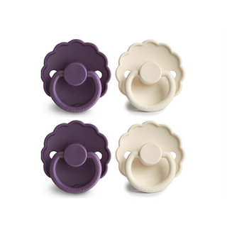 Frigg Violet Dream/cream Sut Daisy Latex (4-pak) - Str. 0-6m