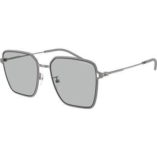 Emporio Armani Kvinde EA2159D 300387 Solbriller Metal Grå Grå Firkantet Normal - Grå