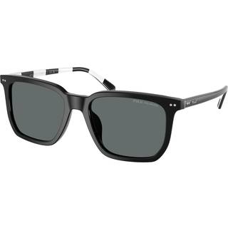 Polo Ralph Lauren Mand PH4224U 500181 Solbriller Acetat Sort Grå Firkantet Polariseret
