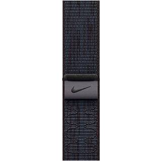 Apple 46mm Black/Blue Nike Sport Loop