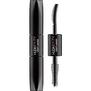 Huda Beauty Legit Lashes Mascara 2-i-1: volumen, bøjning og længde i sort (2x3,5 ml / 0,11 fl oz)