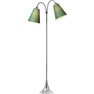 Fodgænger Gulvlampe - Krom - Græsgrøn - Nielsen Light