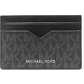 MK Hudson Logo Card Case - Black - Michael Kors - ONE SIZE
