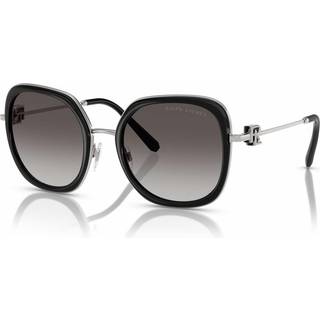 Ralph Lauren Kvinde RL7088 90018G Solbriller Metal Sort Grå Firkantet Normal Skygge