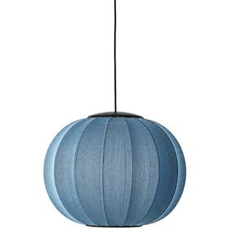 Knit-Wit 45 LED Round Pendel Blue Stone - Made By Hand