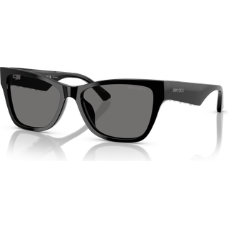 Jimmy Choo Kvinde JC5024HU 500081 Solbriller Acetat Sort Grå Pillow Polariseret