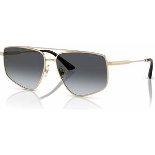 Jimmy Choo Kvinde JC4011 3006T3 Solbriller Stål Guld Grå Pilot Polariseret Skygge