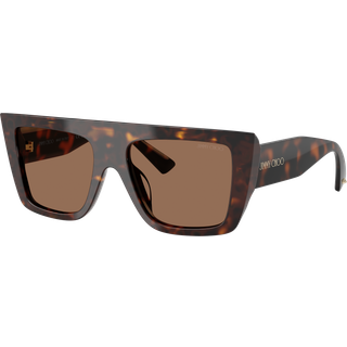 Jimmy Choo Kvinde JC5026U 500273 Solbriller Acetat Skildpadde Brun Firkantet Normal