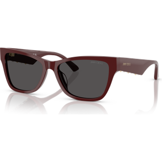 Jimmy Choo Kvinde JC5024HU 505787 Solbriller Acetat Rød Grå Pillow Normal
