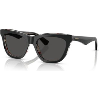 Burberry Kvinde BE4435 412187 Solbriller Acetat Sort Grå Cat Eye Normal