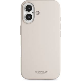 Vonmählen iPhone 16 Eco Silikone Bagside Cover - MagSafe Kompatibel - Cream
