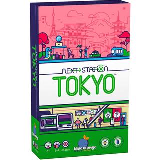 N?ste Station Tokyo -br?tspil - Familie- eller voksenstrategi Flip og skrivespil til 1 til 4 spillere af Blue Orange Games. Anbefalet til 8 ?r og