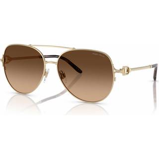 Ralph Lauren Kvinde RL7087 911674 Solbriller Metal Guld Brun Pilot Normal Skygge