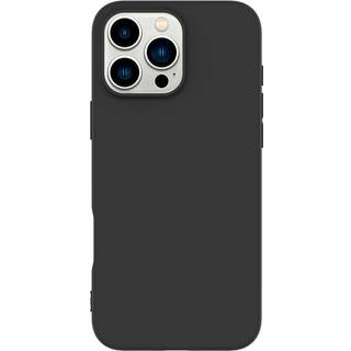 eSTUFF iPhone 16 Pro Max INFINITE VIENNA Fleksibelt Plastik Bagside Cover - 100% Genbrugsplastik - Sort