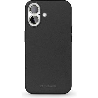 Vonmählen iPhone 16 Like Leather Bagside Cover - MagSafe Kompatibel - Black